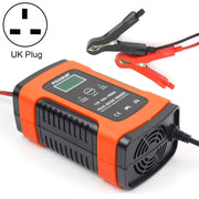 Caricabatterie universale intelligente 12V 6A per auto e moto, lunghezza: 55 cm, presa UK, UK Plug (Red), UK Plug (Yellow)
