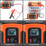 Caricabatterie universale intelligente 12V 6A per auto e moto, lunghezza: 55 cm, presa UK, UK Plug (Red), UK Plug (Yellow)