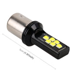 2 PZ 1156 DC9-16V / 3,5 W Indicatori di direzione automatici per auto Lampade 12 LED SMD-ZH3030, con corrente costante, 1156 (White Light), 1156