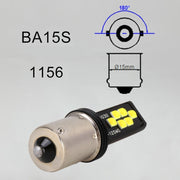 2 PZ 1156 DC9-16V / 3,5 W Indicatori di direzione automatici per auto Lampade 12 LED SMD-ZH3030, con corrente costante, 1156 (White Light), 1156