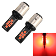 2 luci di stop per auto 1157 DC9-16V / 3,5 W 12 LED SMD-ZH3030, con corrente costante, 1157, 1157 (White Light)