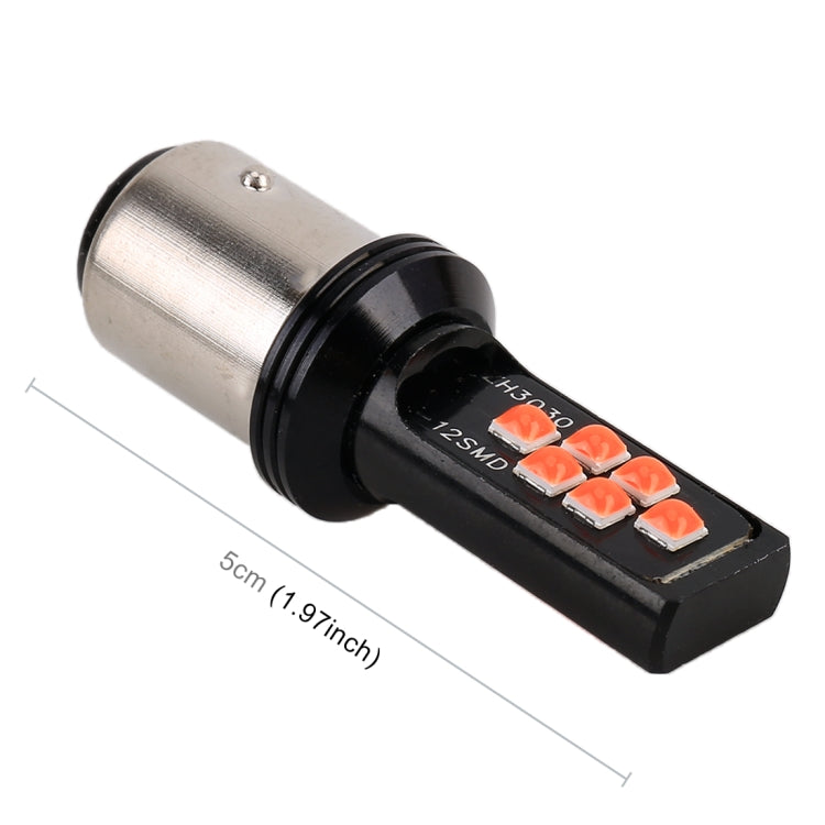 2 luci di stop per auto 1157 DC9-16V / 3,5 W 12 LED SMD-ZH3030, con corrente costante, 1157, 1157 (White Light)