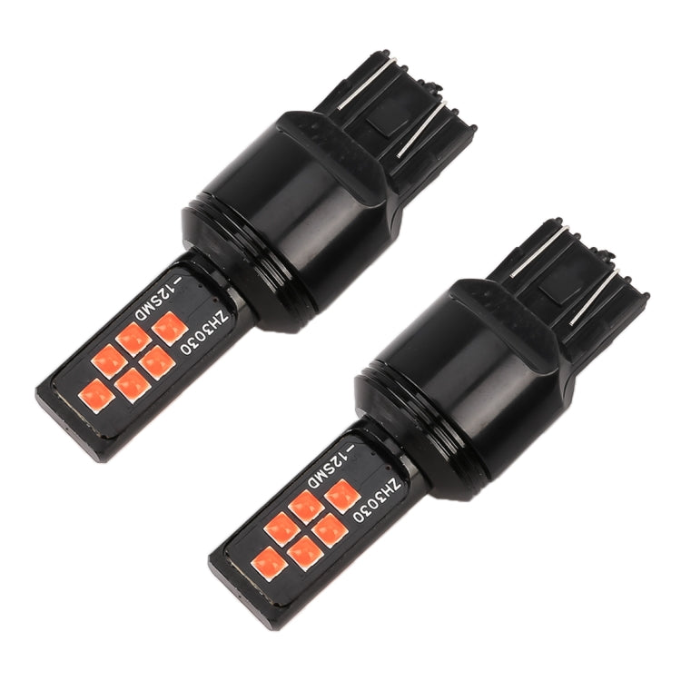 2 PZ 7443 Luci freno per auto DC9-16V / 3,5 W Lampade 12 LED SMD-ZH3030, con corrente costante, 7443