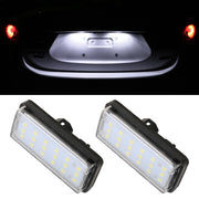 2 pz DC12V / 1,5 W / 6000 K / 100 LM Luce targa auto LED 18 LED SMD-3528 Lampade per Lexus, For Lexus
