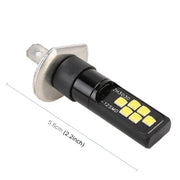 2 PZ H1 DC9-16V / 3,5 W / 6000 K / 320LM Fendinebbia per auto 12 LED SMD-ZH3030 Lampade, con corrente costante, H1