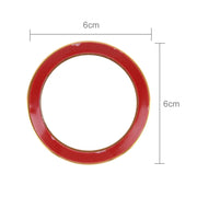 Adesivo per copertura anello decorativo volante in lega di alluminio per BMW