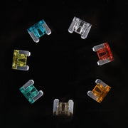 100 PZ 5Amp 7,5Amp 10Amp 15Amp 20Amp 25Amp 30Amp Mini fusibile aggiuntivo per circuito Portafusibile a lama adattatore, Mini