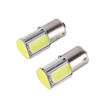 2 PZ 1156/BA15S 5W 6000K 350lm 4 LED COB Canbus Lampadina fanale posteriore per auto, DC 12V, 1156