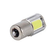 2 PZ 1156/BA15S 5W 6000K 350lm 4 LED COB Canbus Lampadina fanale posteriore per auto, DC 12V, 1156