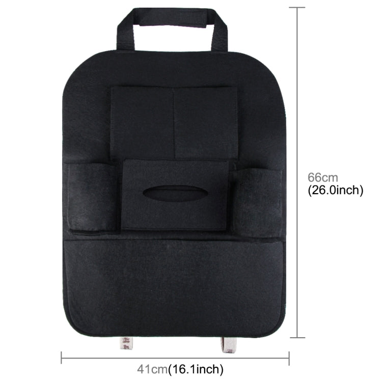 Organizzatore auto multi-tasca per sedile posteriore 42x22x4 cm