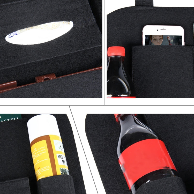 Organizzatore auto multi-tasca per sedile posteriore 42x22x4 cm