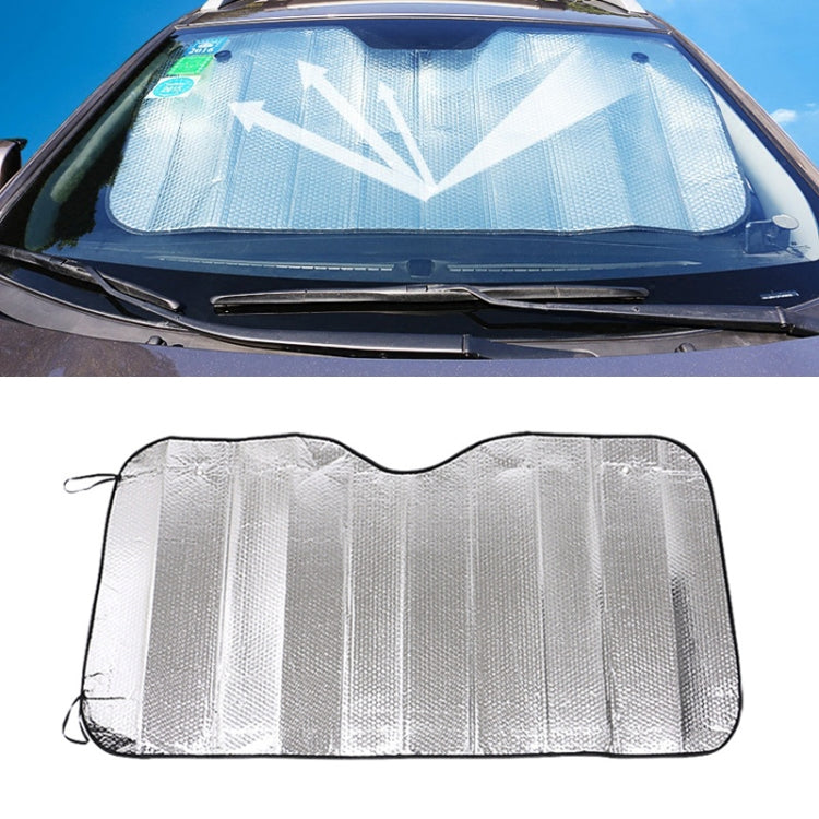 Visiera parasole per auto Epe per uso generale prima del file, dimensioni: 140 cm x 70 cm, 140 x 70cm (Silver)
