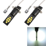 2 PZ H3 DC9-16V / 3,5 W / 6000 K / 320LM Fendinebbia per auto 12 LED SMD-ZH3030 Lampade, con corrente costante, H3