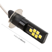 2 PZ H3 DC9-16V / 3,5 W / 6000 K / 320LM Fendinebbia per auto 12 LED SMD-ZH3030 Lampade, con corrente costante, H3