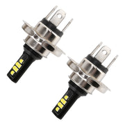 2 PZ H4 DC9-16V / 3,5 W(H) 1,1 W(L) / 6000K / 320LM Fendinebbia per auto 12 LED Lampade SMD-ZH3030, con corrente costante, H4