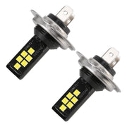 2 PZ H7 DC9-16V / 3,5 W / 6000 K / 320LM Fendinebbia per auto 12 LED SMD-ZH3030 Lampade, con corrente costante, H7