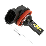 2 PZ H11 DC9-16V / 3,5 W / 6000 K / 320LM Fendinebbia per auto 12 LED SMD-ZH3030 Lampade, con corrente costante, H11