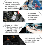 AUTOPHIX OM123 Lettore di codici EOBD per scanner portatile per auto OBD2 Strumento diagnostico per auto OBD 2 Scanner automobilistico, OM123, OM123 (Orange)