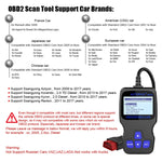 AUTOPHIX OM123 Lettore di codici EOBD per scanner portatile per auto OBD2 Strumento diagnostico per auto OBD 2 Scanner automobilistico, OM123, OM123 (Orange)