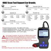 AUTOPHIX OM123 Lettore di codici EOBD per scanner portatile per auto OBD2 Strumento diagnostico per auto OBD 2 Scanner automobilistico, OM123, OM123 (Orange)