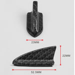 Spoiler sul tetto con generatore di vortice, diffusore a pinna di squalo, struttura in fibra di carbonio universale da 10 pezzi, Carbon Fiber