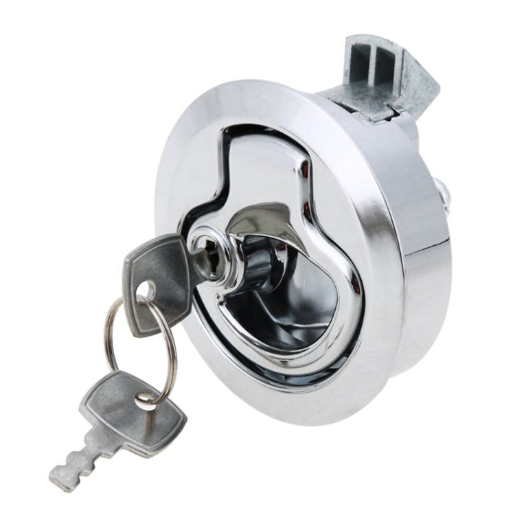 Chiusura a scatto per porta camper/yacht/bagno, armadio, fermaporta, cassetto, armadietto, con chiave, Washroom Door Catch Latch (Silver), Washroom Door Catch Latch (Black)