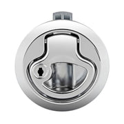Chiusura a scatto per porta camper/yacht/bagno, armadio, fermaporta, cassetto, armadietto, con chiave, Washroom Door Catch Latch (Silver), Washroom Door Catch Latch (Black)