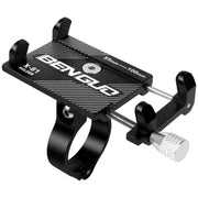 Staffa per telefono in lega di alluminio per manubrio moto, Handlebar Aluminum Alloy Phone Bracket