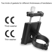Staffa per telefono in lega di alluminio per manubrio moto, Handlebar Aluminum Alloy Phone Bracket