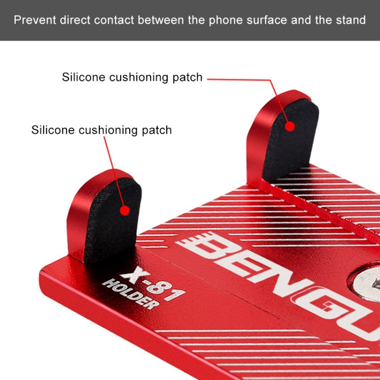 Staffa per telefono in lega di alluminio per manubrio moto, Handlebar Aluminum Alloy Phone Bracket