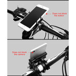 Staffa per telefono in lega di alluminio per manubrio moto, Handlebar Aluminum Alloy Phone Bracket