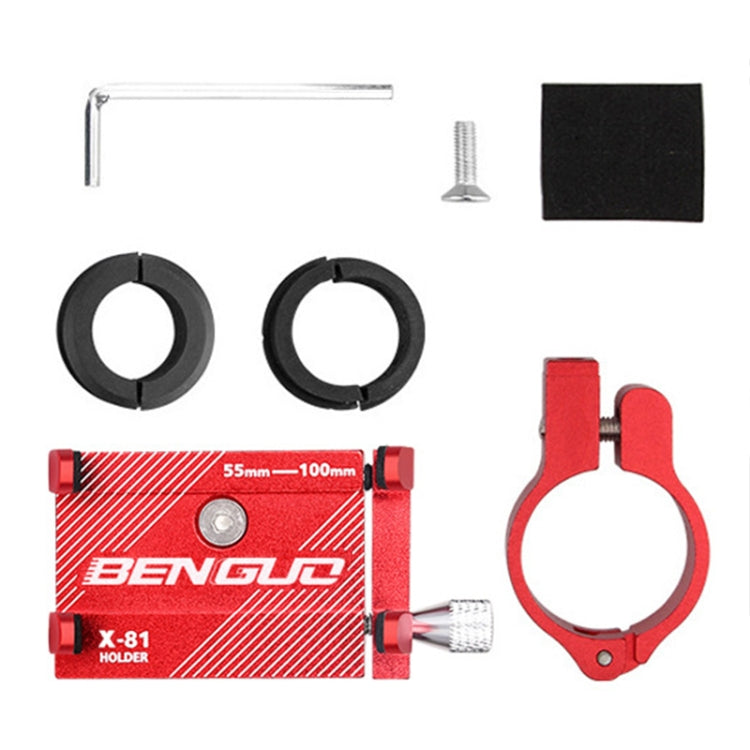 Staffa per telefono in lega di alluminio per manubrio moto, Handlebar Aluminum Alloy Phone Bracket