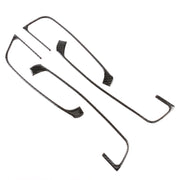 Cornice decorativa per pulsanti porta in fibra di carbonio da 4 pezzi per Audi A3, Door Button