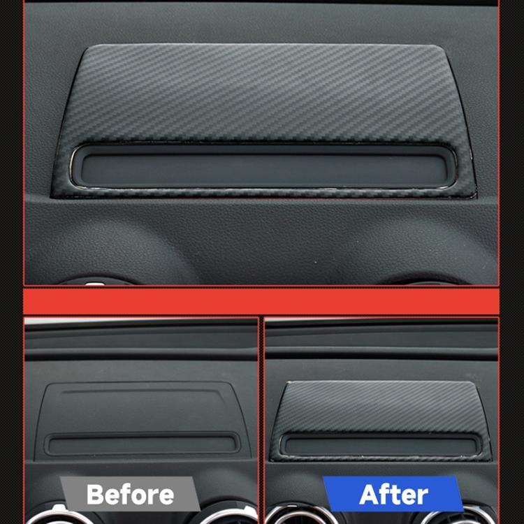Pannello decorativo di navigazione per auto in fibra di carbonio per Audi A3, Navigation (Audi A3)