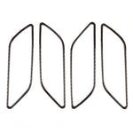 Cornice decorativa per bracciolo interno in fibra di carbonio per auto da 4 pezzi per Audi A3, Inner Armrest