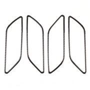 Cornice decorativa per bracciolo interno in fibra di carbonio per auto da 4 pezzi per Audi A3, Inner Armrest