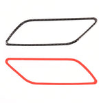 Cornice decorativa per bracciolo interno in fibra di carbonio per auto da 4 pezzi per Audi A3, Inner Armrest