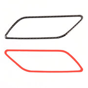Cornice decorativa per bracciolo interno in fibra di carbonio per auto da 4 pezzi per Audi A3, Inner Armrest