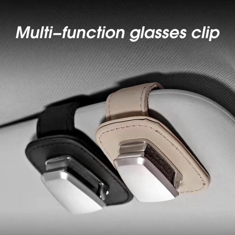 Porta clip per occhiali da sole multifunzionale per auto