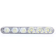 2 PZ LD-006 5730-6SMD 12W 1200LM 7000K Luce di marcia diurna a luce bianca.DC 12V, White Light+12W 1200LM/7000K