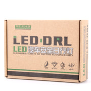 2 PZ LD-006 5730-6SMD 12W 1200LM 7000K Luce di marcia diurna a luce bianca.DC 12V, White Light+12W 1200LM/7000K