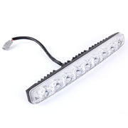 2 PZ LD-008 5730-9SMD 15W 1500 LM 7000K Luce di marcia diurna a luce bianca.DC 12V, White Light+15W 1500LM/7000K
