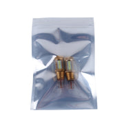 2 PZ T15-4014-32SMD + 1CREE 5W 650LM Luce bianca LED Decodifica Lampada luci di ingombro per auto, DC12V (Oro), 5W 4014-32SMD + 1CREE