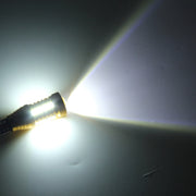 2 PZ T15-4014-32SMD + 1CREE 5W 650LM Luce bianca LED Decodifica Lampada luci di ingombro per auto, DC12V (Oro), 5W 4014-32SMD + 1CREE