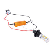 2 PZ T20/7440 10W 1000 LM 6000K Luce bianca + gialla DRL e indicatore di direzione con 42 lampade SMD-2835-LED, DC 12-24V, T20 42 SMD-2835-LED Lamp