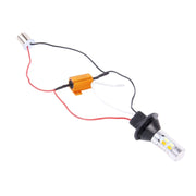 2 PZ 1156/BA15S/BAU15S 10W 1000LM 6000K Luce bianca + gialla DRL e indicatore di direzione con 20 lampade SMD-5730-LED, DC 12-24V, 1156 20 SMD-5730-LED Lamps