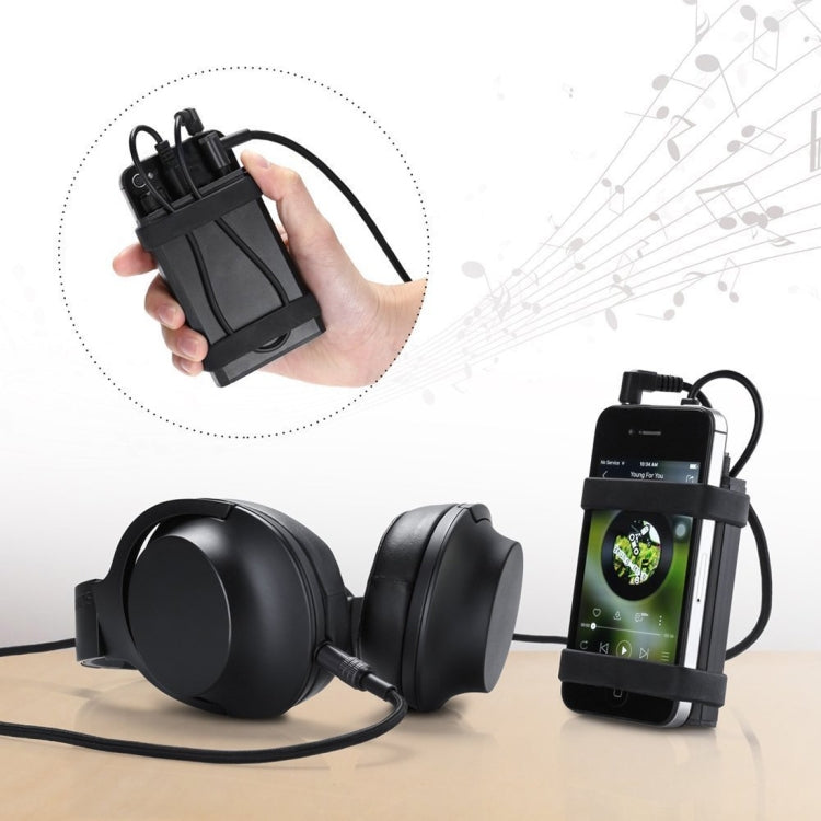 A935 Portable Headphone Amplifier Stereo Speaker Headphone Amplifier, Support Power Bank, A935