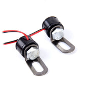 2 luci stroboscopiche LED blu Eagle Eyes 12V 3W per moto, lunghezza cavo: 90 cm, Wire Length: 90cm