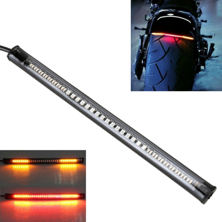5W 12V 300LM Luce rossa + gialla 32 Luci freno a LED per moto, Lunghezza cavo: 50 cm, LED Brake lights