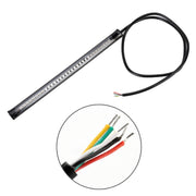 5W 12V 300LM Luce rossa + gialla 32 Luci freno a LED per moto, Lunghezza cavo: 50 cm, LED Brake lights